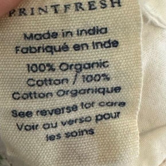 PRINTFRESH White 100% Cotton Mermaid Embroidered Short Sleeve Pajama Top Size L - Picture 10 of 11